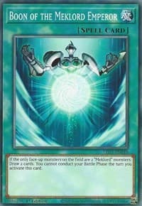 Boon of the Meklord Emperor: Legendary Duelists: Rage of Ra