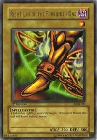 Right Leg of the Forbidden One: The Legend of Blue Eyes White Dragon