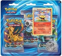 XY - Evolutions 3 Pack Blister [Braixen]: Evolutions