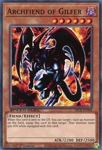 Archfiend of Gilfer: Speed Duel: Battle City Box
