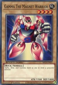 Gamma The Magnet Warrior: Speed Duel: Battle City Box