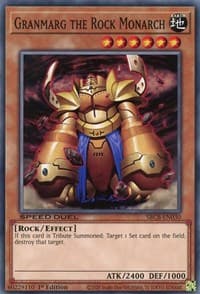 Granmarg the Rock Monarch: Speed Duel: Battle City Box