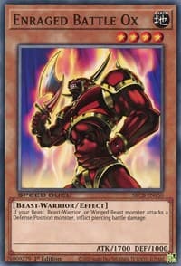 Enraged Battle Ox: Speed Duel: Battle City Box
