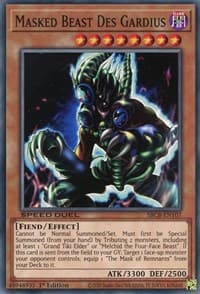 Masked Beast Des Gardius: Speed Duel: Battle City Box