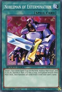Nobleman of Extermination: Speed Duel: Battle City Box