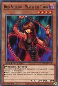 Dark Scorpion - Meanae the Thorn: Speed Duel: Battle City Box