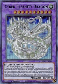Cyber Eternity Dragon (Green): Legendary Duelists: Season 2