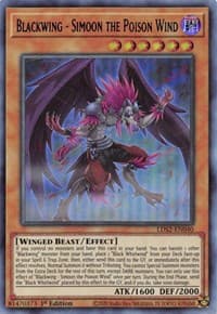 Blackwing - Simoon the Poison Wind (Blue): Legendary Duelists: Season 2