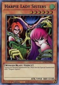 Harpie Lady Sisters (Green): Legendary Duelists: Season 2