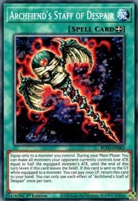 Archfiend's Staff of Despair: Blazing Vortex