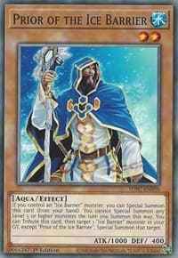 Prior of the Ice Barrier: Structure Deck: Freezing Chains