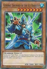 General Grunard of the Ice Barrier: Structure Deck: Freezing Chains