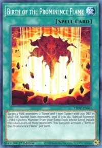 Birth of the Prominence Flame: Lightning Overdrive