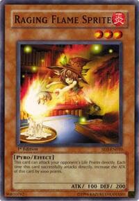 Raging Flame Sprite: Structure Deck: Blaze of Destruction