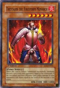 Thestalos the Firestorm Monarch: Structure Deck: Blaze of Destruction