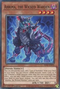 Ahrima, the Wicked Warden: Egyptian God Deck: Slifer the Sky Dragon