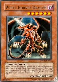 White-Horned Dragon (MDP2-EN006K): Redemption Replacement