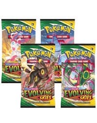 Evolving Skies Booster Pack Art Bundle [Set of 4]: Evolving Skies