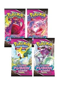 Fusion Strike Booster Pack Art Bundle [Set of 4]: Fusion Strike
