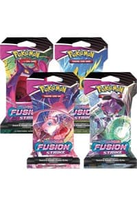 Fusion Strike Sleeved Booster Pack Art Bundle [Set of 4]: Fusion Strike