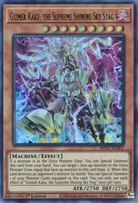 Gizmek Kaku, the Supreme Shining Sky Stag: 2021 Tin of Ancient Battles