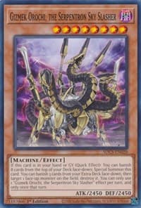 Gizmek Orochi, the Serpentron Sky Slasher: Structure Deck: Cyber Strike