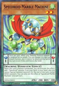 Speedroid Marble Machine: Legendary Duelists: Synchro Storm
