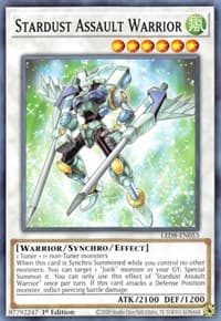 Stardust Assault Warrior: Legendary Duelists: Synchro Storm