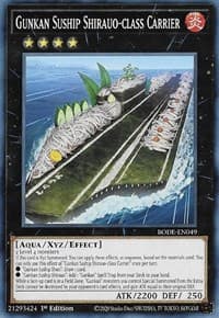 Gunkan Suship Shirauo-class Carrier: Burst of Destiny