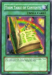 Toon Table of Contents: Tournament Pack 6