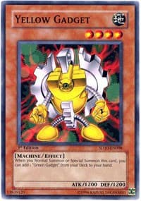 Yellow Gadget: Structure Deck: Machine Re-Volt