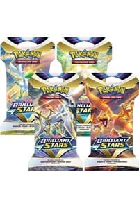 Brilliant Stars Sleeved Booster Pack Art Bundle [Set of 4]: Brilliant Stars