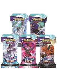 Chilling Reign Sleeved Booster Pack Art Bundle [Set of 5]: Chilling Reign