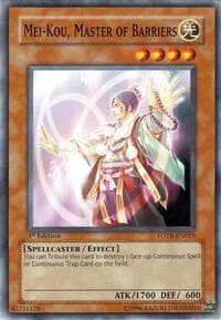 Mei-kou, Master of Barriers: Force of the Breaker
