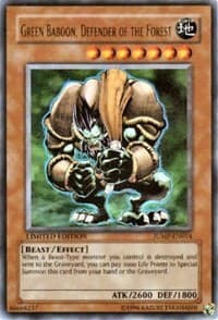 Green Baboon, Defender of the Forest: Shonen Jump Magazine Promos