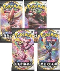 Rebel Clash Booster Pack Art Bundle [Set of 4]: Rebel Clash