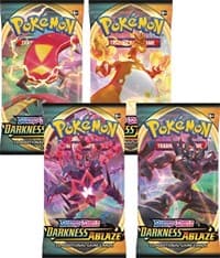 Darkness Ablaze Booster Pack Art Bundle [Set of 4]: Darkness Ablaze