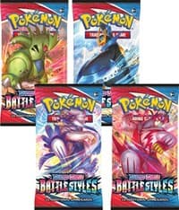 Battle Styles Booster Pack Art Bundle [Set of 4]: Battle Styles