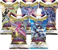 Astral Radiance Sleeved Booster Pack Art Bundle [Set of 5]: Astral Radiance