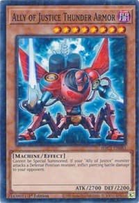 Ally of Justice Thunder Armor (Duel Terminal): Hidden Arsenal: Chapter 1