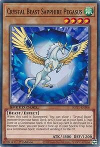 Crystal Beast Sapphire Pegasus: Speed Duel GX: Duel Academy Box