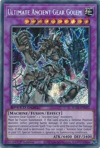 Ultimate Ancient Gear Golem (Secret Rare): Speed Duel GX: Duel Academy Box