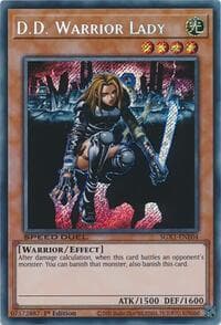 D.D. Warrior Lady (Secret Rare): Speed Duel GX: Duel Academy Box