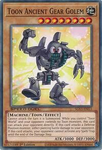 Toon Ancient Gear Golem: Speed Duel GX: Duel Academy Box