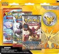 Legendary Birds Pin 3 Pack Blister [Zapdos Pin]: Miscellaneous Cards & Products