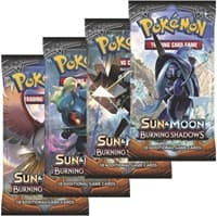 Burning Shadows Booster Pack Art Bundle [Set of 4]: Burning Shadows