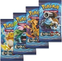 Evolutions Booster Pack Art Bundle [Set of 4]: Evolutions