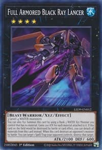 Full Armored Black Ray Lancer: Legendary Duelists: Duels From the Deep