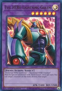 Evil HERO Lightning Golem: Legendary Duelists: Season 3