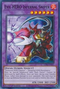 Evil HERO Infernal Sniper: Legendary Duelists: Season 3